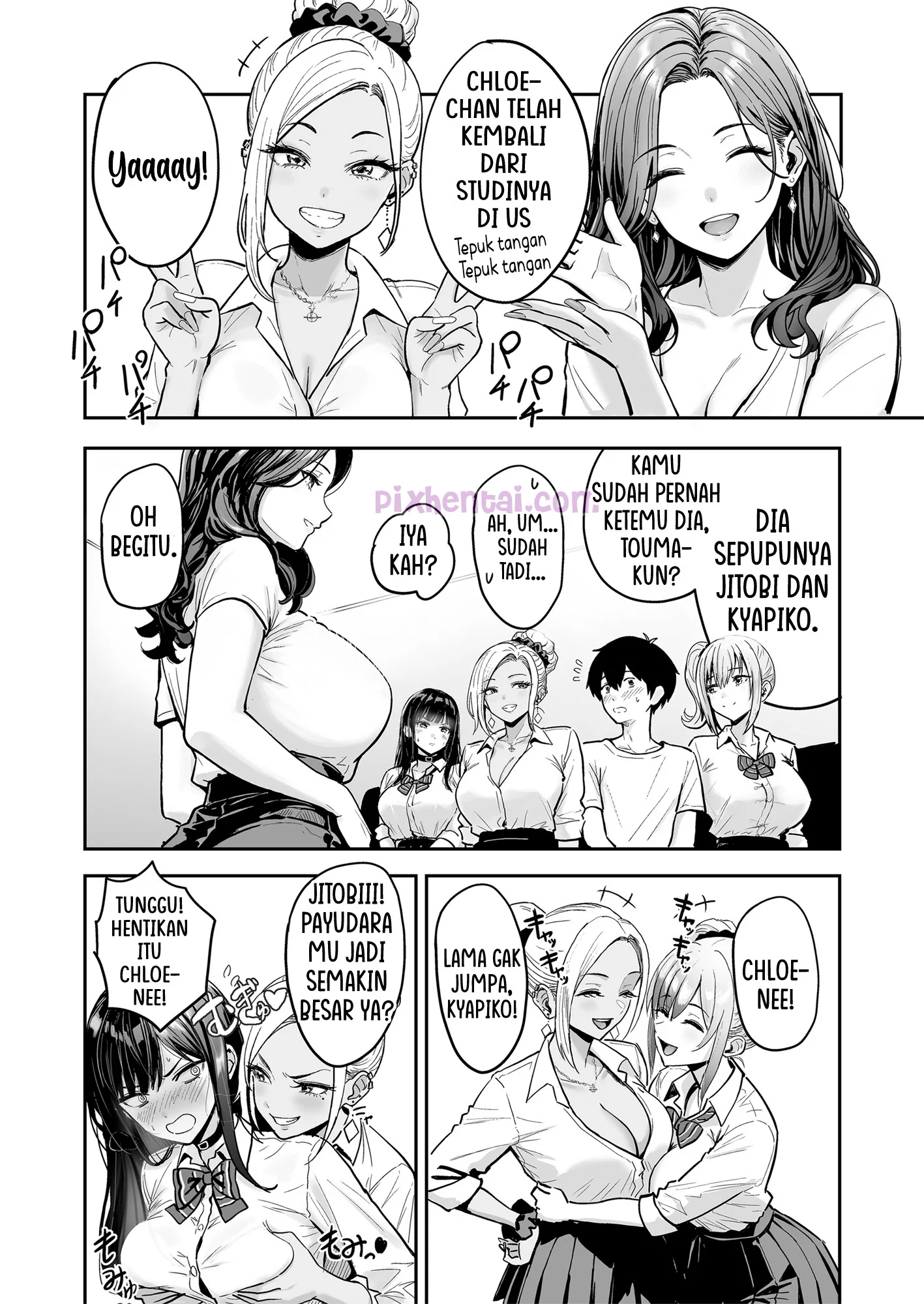 Komik hentai xxx manga sex bokep Having Tons of Bareback Sex with Gyarus part 3 page 25